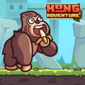 Join the endless running journey with the giant Kong in Kong Adventure game! The game is set in the jungle where Kong must run, jump, and break through all obstacles to get as far as possible!