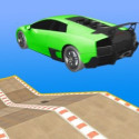 Slippery Slope is a unique racing game with a floating track. You control your car to conquer this racetrack and admire the city with a view from above.